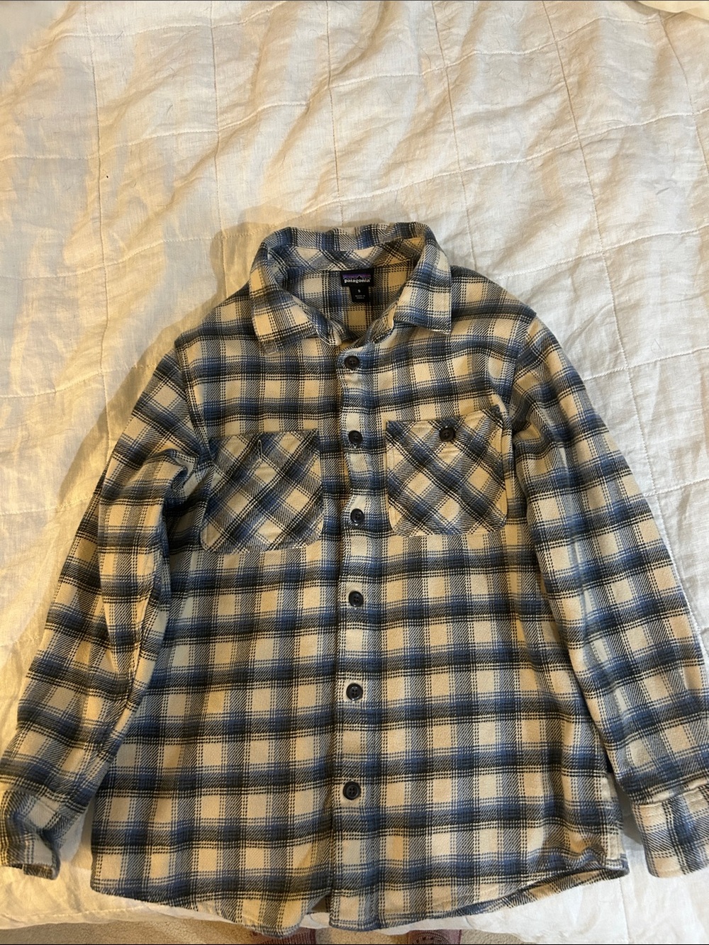 Patagonia kids flannel shirt
